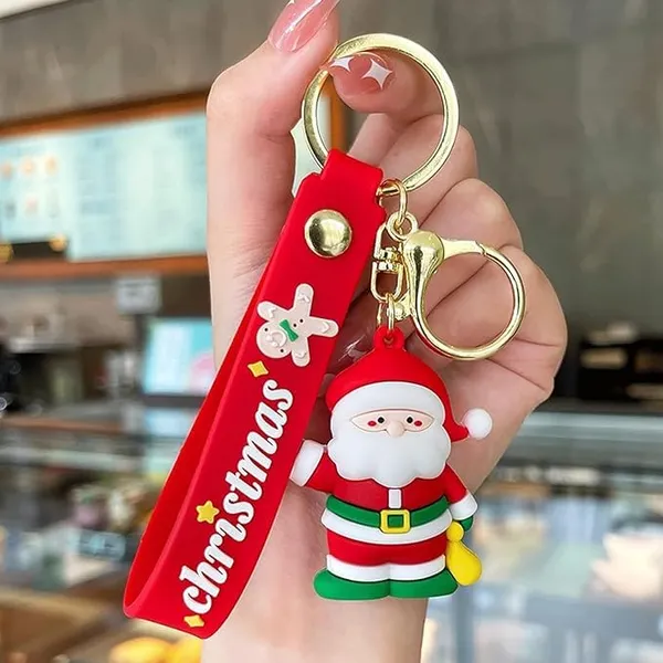 Multicolor_Cute_Kawaii_Christmas_Festival_Design_Backpack_Car_Key_Girls_Women_Men_Cartoon_Handbag_Wallet_Pvc_Keychain