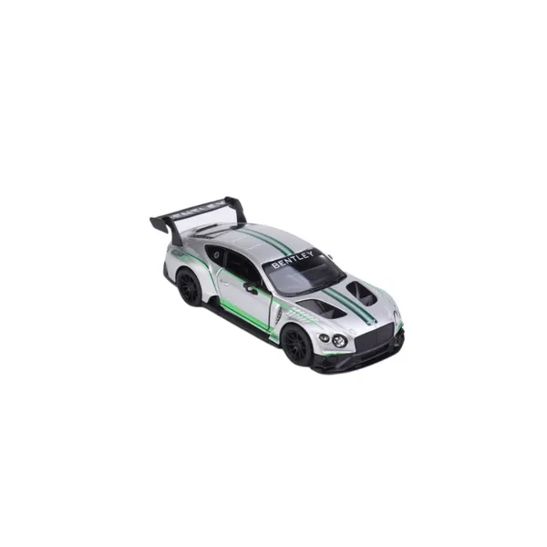 Kinsmart_Silver_Bentley_Continental_Gt3_Metal_1:38_Diecast_Model_Car_For