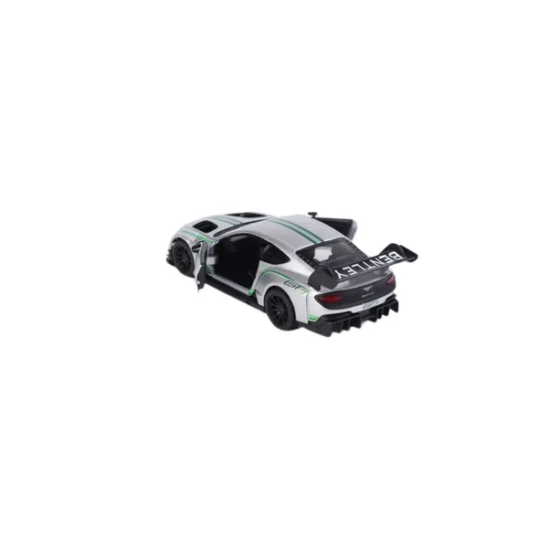 Kinsmart_Silver_Bentley_Continental_Gt3_Metal_1:38_Diecast_Model_Car_For