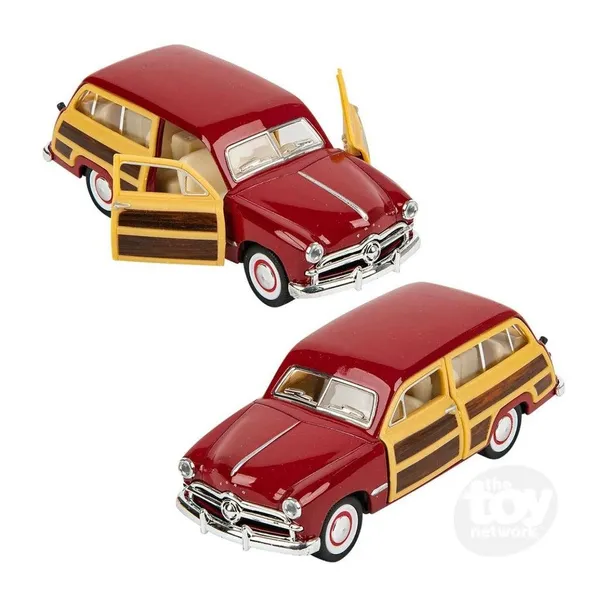 Kinsmart_Red_1949_Ford_Woody_Wagon_Metal_1:40_Diecast_Model_Car_For
