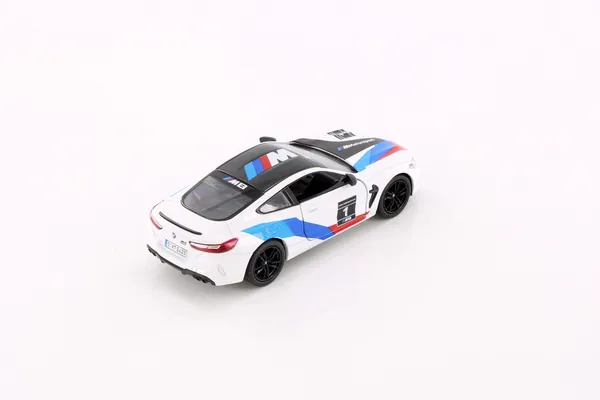 White_Bmw_M8_Competition_Coupe_Metal_1:38_Diecast_Model_Car_For