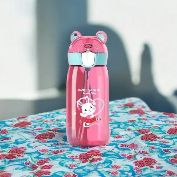 Multicolor_School_Bottle_For___Anti_Leak___Cartoon_Water_Bottle_For_Children_400_Ml_Tritan_Sipper_Bottle_For_School_Going