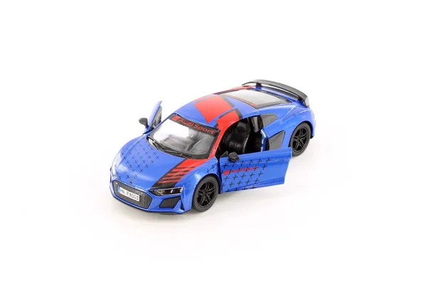 Kinsmart_Blue_2020_Audi_R8_Coupe_Livery_Edition_Metal_1:36_Diecast_Model_Car_For