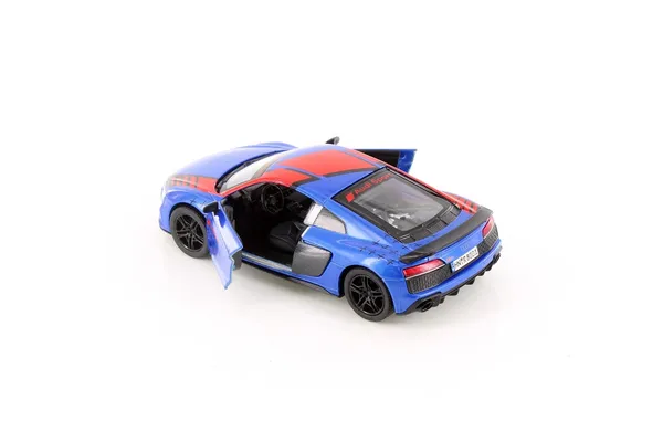 Kinsmart_Blue_2020_Audi_R8_Coupe_Livery_Edition_Metal_1:36_Diecast_Model_Car_For