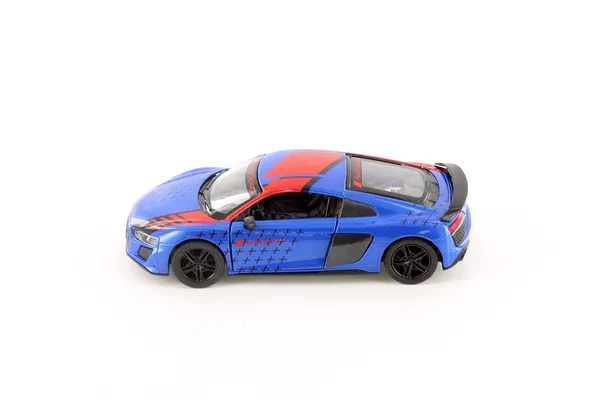 Kinsmart_Blue_2020_Audi_R8_Coupe_Livery_Edition_Metal_1:36_Diecast_Model_Car_For