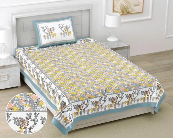 Multicolor_Traditional_Famous_Jaipuri_Beautiful_Floral_Print_Jaipuri_Rajai/Razai/Quilt_Single/Single_Bed_Quilt/Comforter/Ac_Quilt/Ac_Comforter,_Cotton,_Lightweight_(_60*90_Inch)