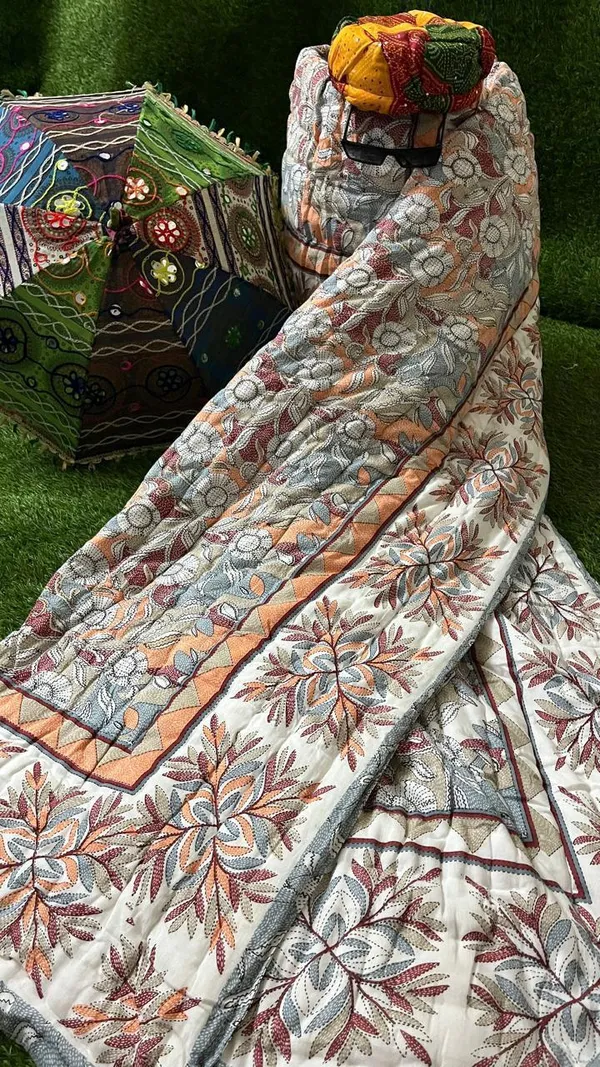 Multicolor_Traditional_Famous_Jaipuri_Beautiful_Floral_Print_Jaipuri_Rajai/Razai/Quilt_Single/Single_Bed_Quilt/Comforter/Ac_Quilt/Ac_Comforter,_Cotton,_Lightweight_(_60*90_Inch)