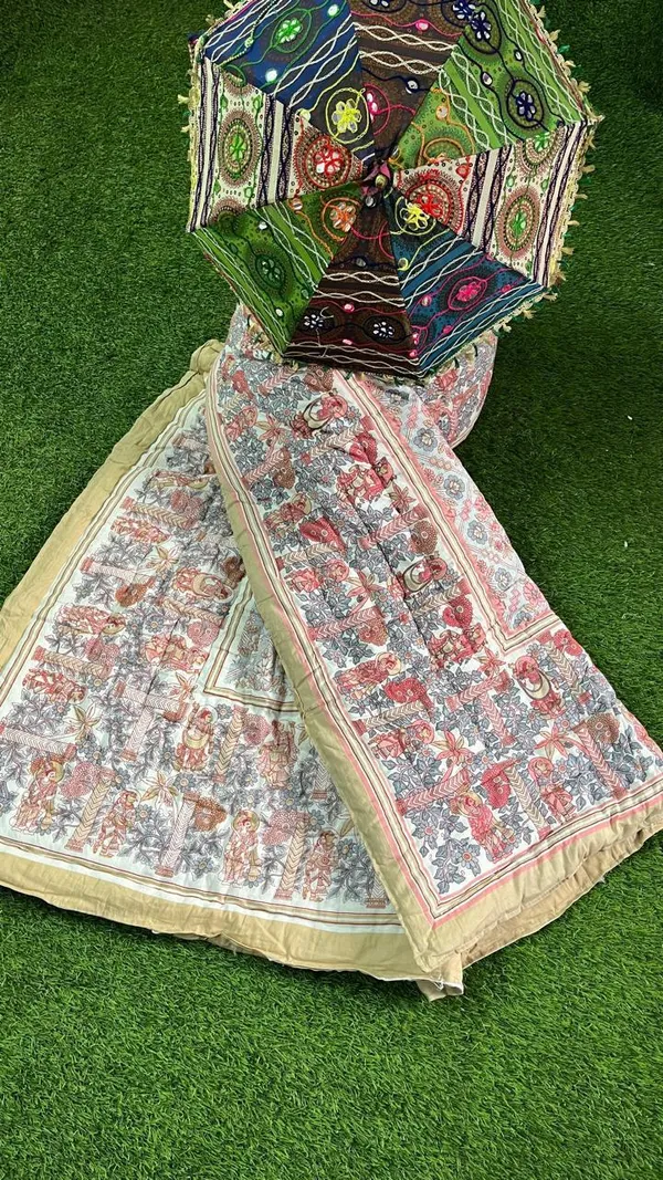 Multicolor_Traditional_Famous_Jaipuri_Beautiful_Floral_Print_Jaipuri_Rajai/Razai/Quilt_Single/Single_Bed_Quilt/Comforter/Ac_Quilt/Ac_Comforter,_Cotton,_Lightweight_(_60*90_inch)