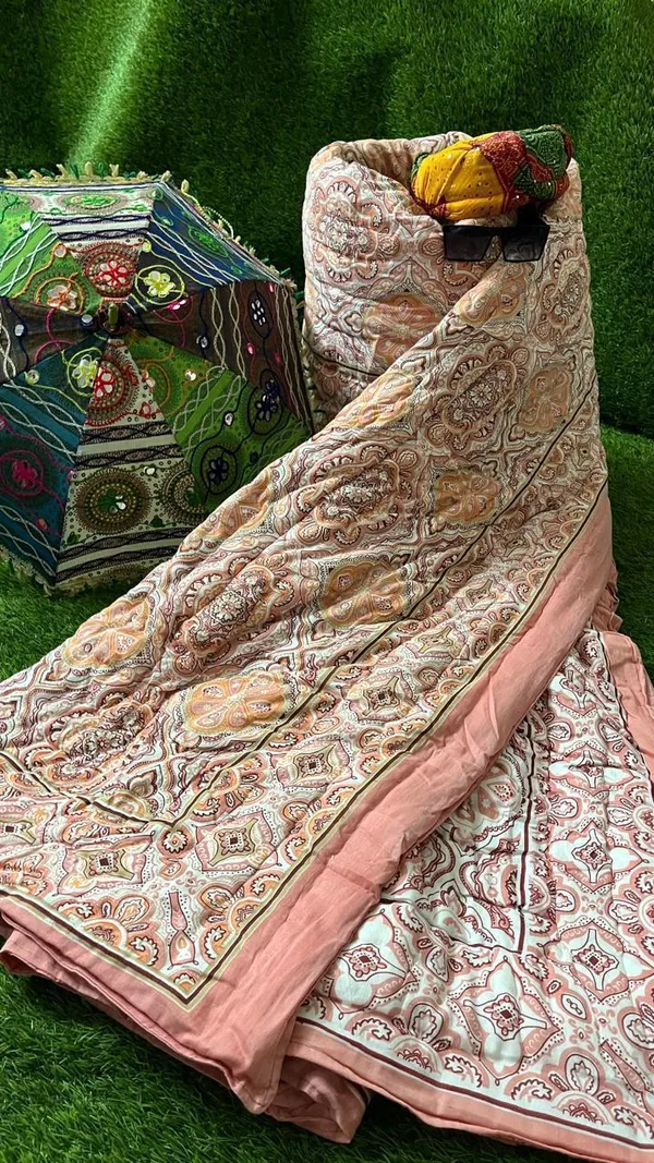 Multicolor_Traditional_Famous_Jaipuri_Beautiful_Floral_Print_Jaipuri_Rajai/Razai/Quilt_Single/Single_Bed_Quilt/Comforter/Ac_Quilt/Ac_Comforter,_Cotton,_Lightweight_(_60*90_inch)