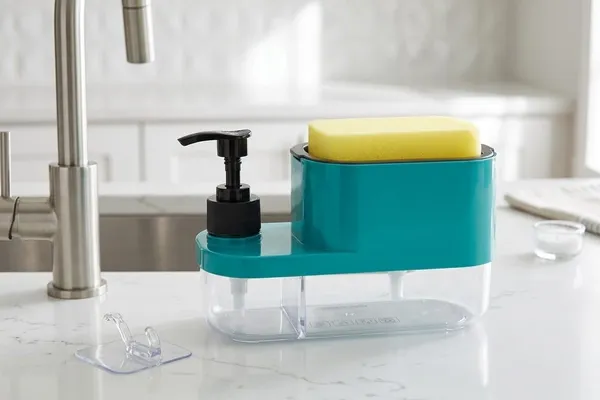 3-in-1_Dishwashing_Soap_Pump_and_Sponge_Organizer