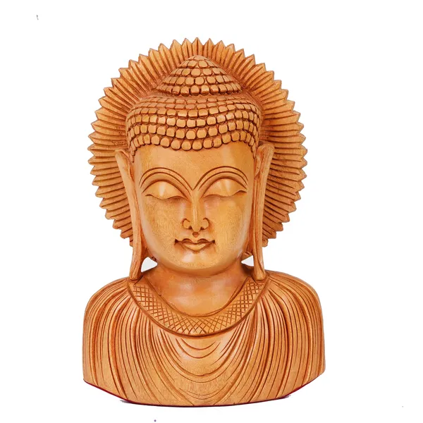 Vasu_Creation_Wooden_Buddha_Home_Decor_Statue,_Various_Sizes,_Unfinished_Wood…