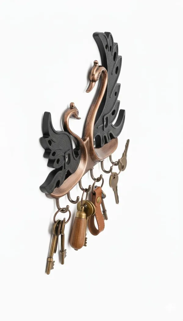 Kissing_Swans_Metal_Key_Holder_-_Symbol_of_Love_Wall_Decor