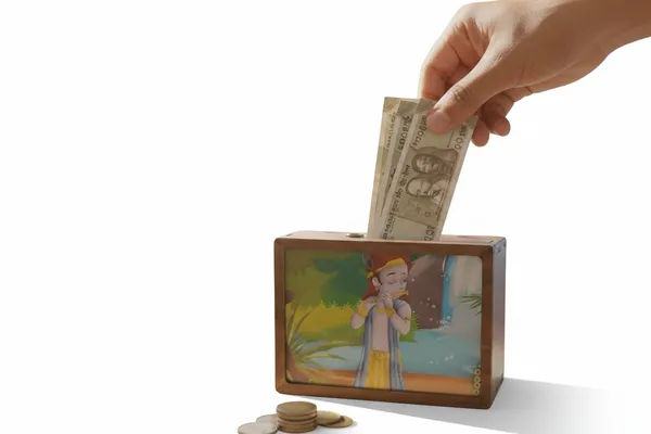 Krishna_Flute_Wooden_Money_Bank_for_Kids