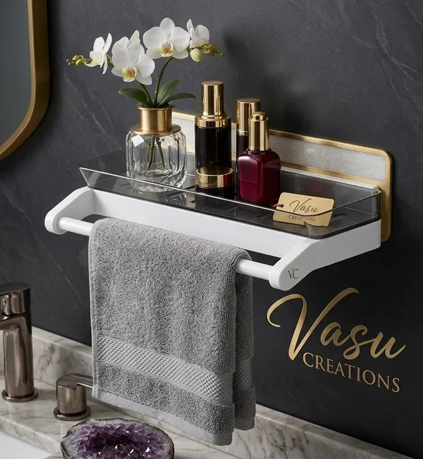 Multi-Functional_Wall-Mounted_Bathroom_Shelf_with_Integrated_Towel_Bar