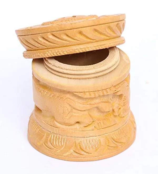 Handicrafts_Wooden_Handmade_Oval_Shaped_Sindoor_Dani_|_7L_x_7W_x_7H_Centimeters