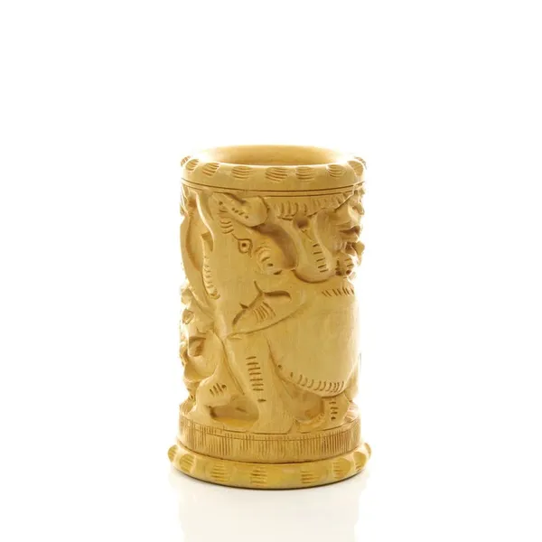 Wooden_Pen_Stand_Elephant_Hand-Carved_Office_Table_Desk_Stationary_Organizer_|_10L_x_6.5W_x_10H_Centimeters