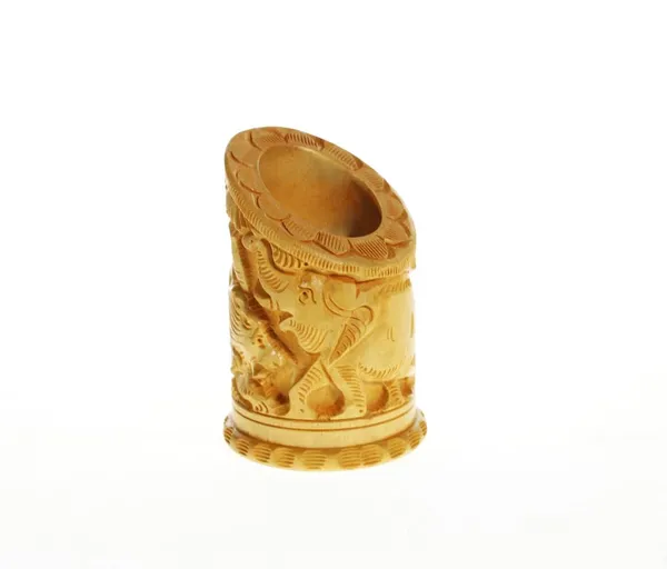 Wooden_Pen_Stand_Elephant_Hand-Carved_Table_Desk_Stationary_Organizer_|_10L_x_6.5W_x_10H_Centimeters