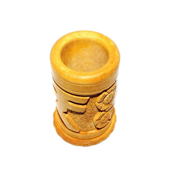 Handcrafted_Wooden_Rupee_Pen_Stand_|_For_Office_&_Study_Table_|_10L_x_6.5W_x_10H_Centimeters