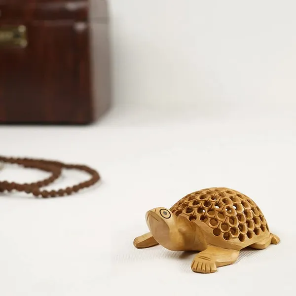 Brown_Wooden_Jalidar_Tortoise_Handmade_Figure_|_7.6L_x_6W_x_5H_Centimeters