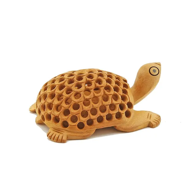 Brown_Wooden_Jalidar_Tortoise_Handmade_Figure_|_7.6L_x_6W_x_5H_Centimeters