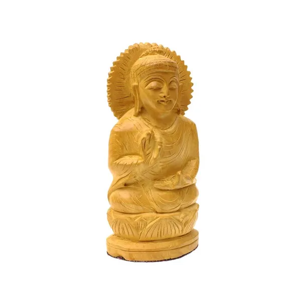 Handcrafted_Wooden_Lord_Buddha_Figure_Showpiece_|_12L_x_6.5W_x_12H_Centimeters
