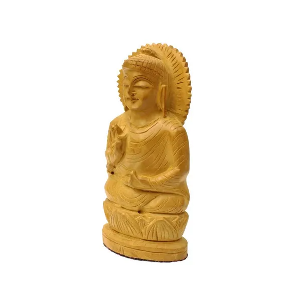 Handcrafted_Wooden_Lord_Buddha_Figure_Showpiece_|_12L_x_6.5W_x_12H_Centimeters