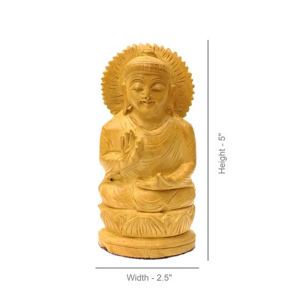 Handcrafted_Wooden_Lord_Buddha_Figure_Showpiece_|_12L_x_6.5W_x_12H_Centimeters