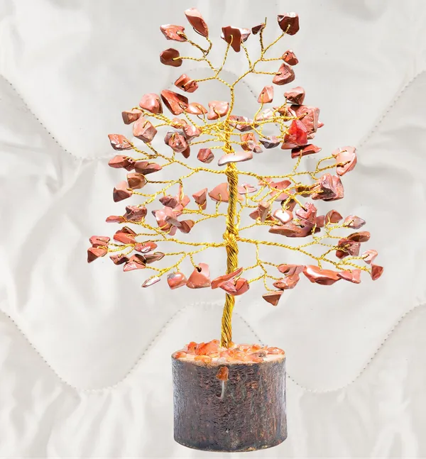 Vasu_Creation_Natural_Rose_Quartz_Crystal_Bonsai_Tree_with_Gold_Wire,_Handcrafted_Gemstone_Decor,_60+_Stones