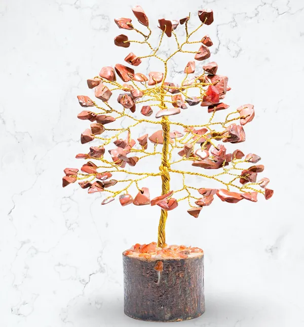 Vasu_Creation_Natural_Rose_Quartz_Crystal_Bonsai_Tree_with_Gold_Wire,_Handcrafted_Gemstone_Decor,_60+_Stones