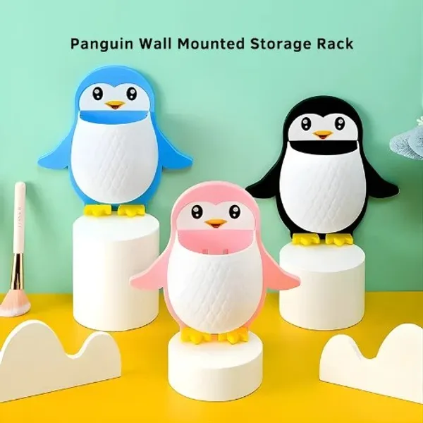 Vasu_Creation_Self-Adhesive_Penguin_Shaped_Bathroom_&_Kitchen_Organizer_Pack_of_3