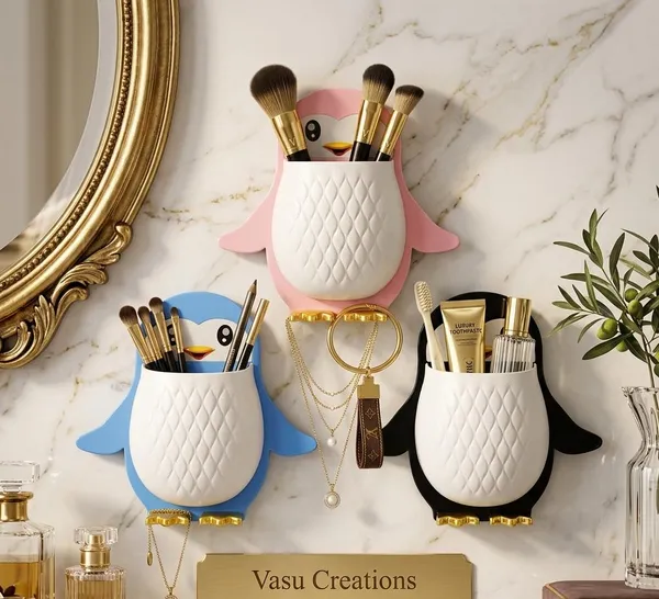 Vasu_Creation_Self-Adhesive_Penguin_Shaped_Bathroom_&_Kitchen_Organizer_Pack_of_3