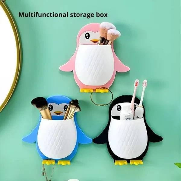 Vasu_Creation_Self-Adhesive_Penguin_Shaped_Bathroom_&_Kitchen_Organizer_Pack_of_3