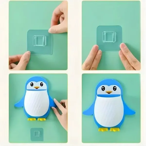 Vasu_Creation_Self-Adhesive_Penguin_Shaped_Bathroom_&_Kitchen_Organizer_Pack_of_3