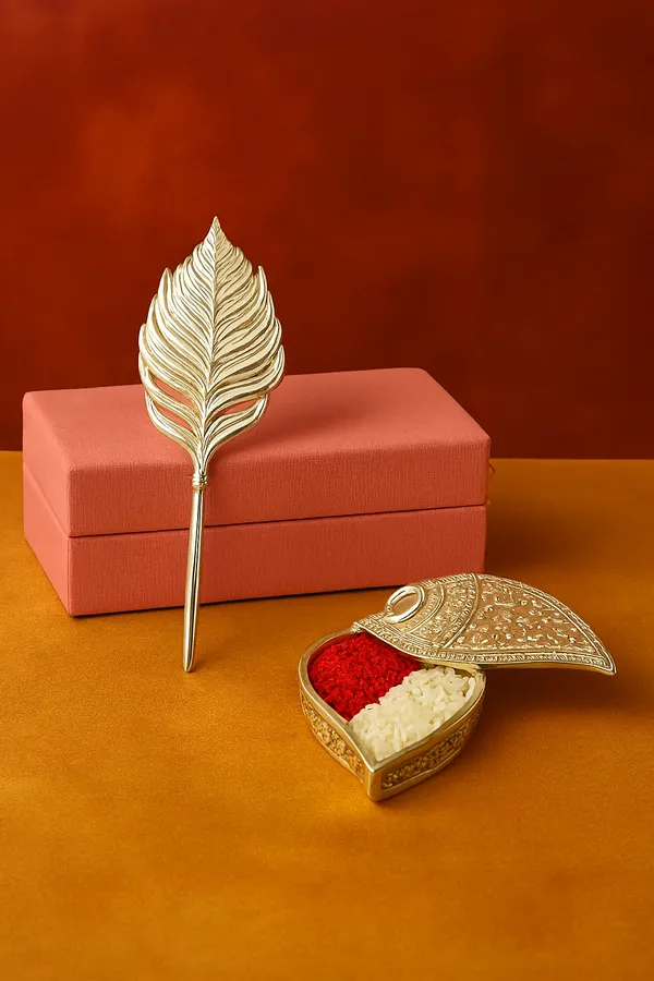 Vasu_Creation__German_Silver_Kumkum_Haldi_Chawal_Holder_for_Pooja_Panchwala