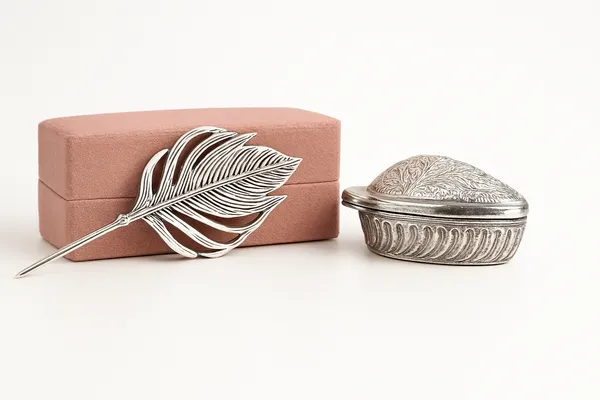 Vasu_Creation__German_Silver_Kumkum_Haldi_Chawal_Holder_for_Pooja_Panchwala