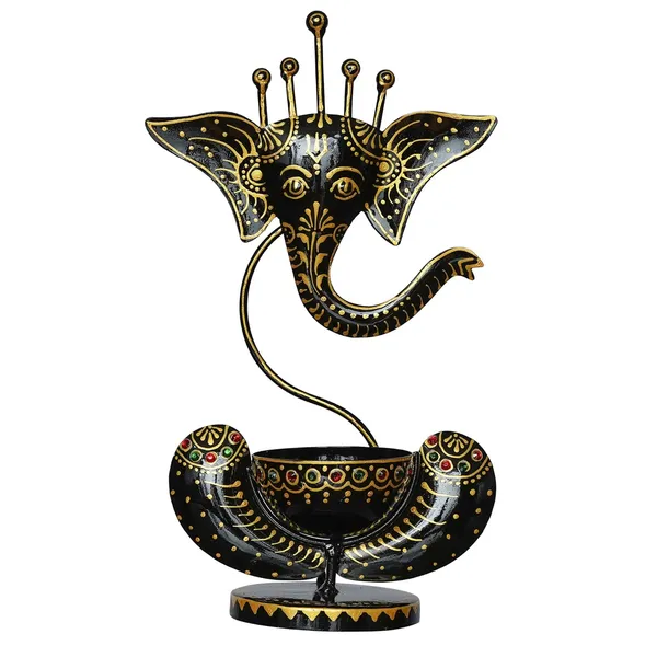 Vasu_Creation_lron_Lord_Ganesh_Religious_Idol,_12_in,_Multicolor,_1_Piece,_Standard