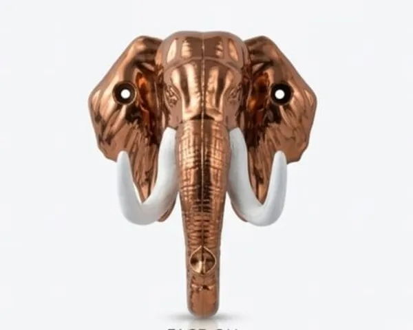 Vasu_creation_Royal_Elephant_Wall_Key_Holder