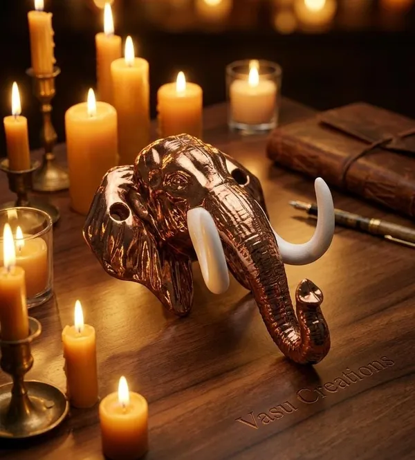Vasu_creation_Royal_Elephant_Wall_Key_Holder
