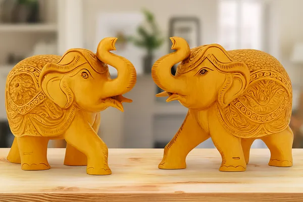 Wooden_Elephant_carving_pack_of_2