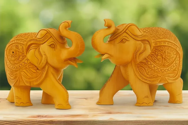 Wooden_Elephant_carving_pack_of_2