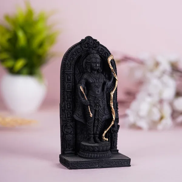 Vasu_Creation_Black_Stone_Lord_Ram_Statue_with_Gold_Accents,_Hindu_Deity_Figurine,_Traditional_Temple_Design_5inch