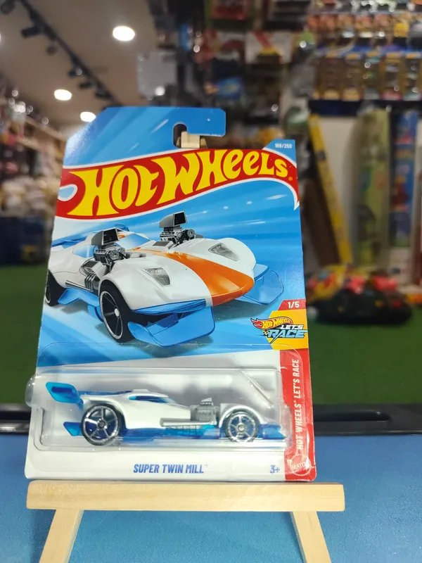 Hot_Wheels_1:64_Scale_SUPER_TWIN_MILL_HOT_WHEELS_LET'S_RACE_1/5_BLUE_169/250