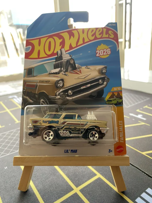 Hot_Wheels_1:64_Scale_LIL_MAD_WAGONS_FAMILIALES_9/10_CREME_215/250