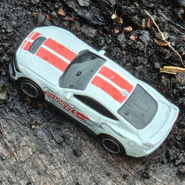 Hot_Wheels_1:64_Scale_FORD_MUSTANG_DARK_HORSE_Then_And_Now_7/10_White_219/250