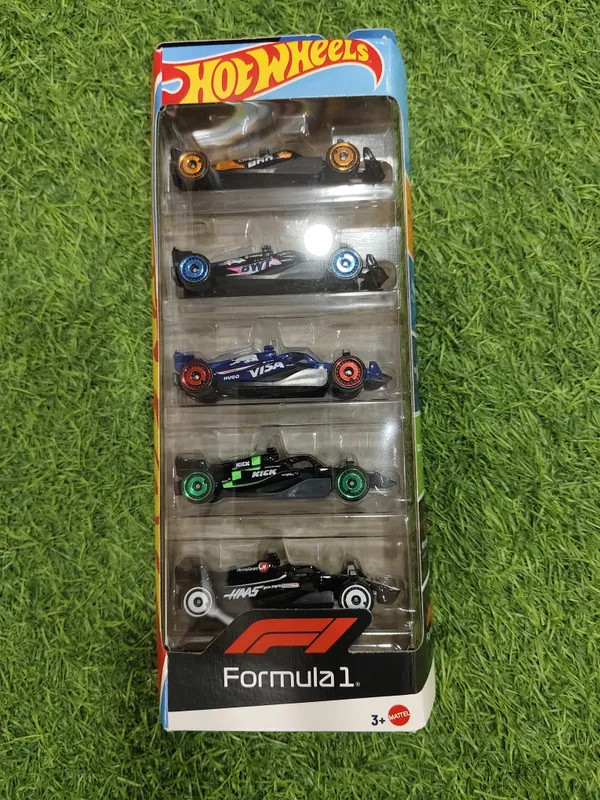 Hot_Wheels_1:64_Scale_FORMULA_1_Pack_of_5_(MCLAREN,_BWT_ALPINE_,_VISA_REDBULL,_KICK_SAUBER,_MONEYGRAM_HAAS)