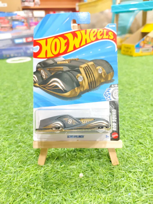 Hot_Wheels_1:64_Scale_SCREAMLINER_ROD_SQUAD_5/10_BLACK_141/250