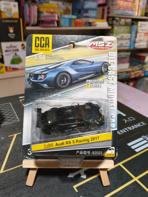 CCA_1_:_64_SCALE_AUDI_RS5_RACING_2017_Diecast_Metal_Model_Car_BLISTER_PACKING_BLACK_(IMPORTED)