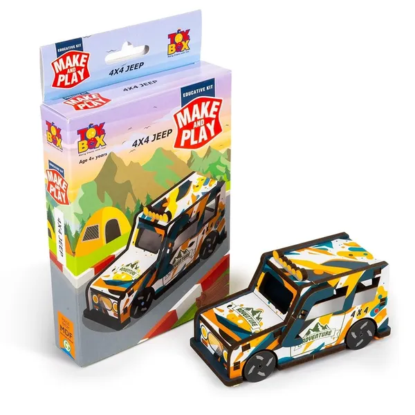Pack_of_3_Police_Petrol,_R1_Race,_4x4_Jeep_Make_&_Play_MDF_Model_Making_Toy_Vehicle_DIY_Kit.