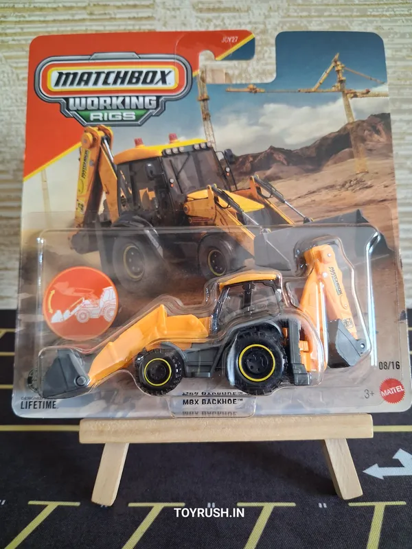 Matchbox_WORKING_RIGS_MBX_BACKHOE_8/16_YELLOW_JBX68