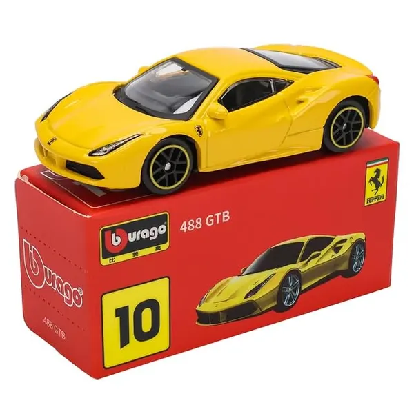 Bburago_1:64_Scale_Die-Cast_Car_Ferrari_488_GTB_YELLOW
